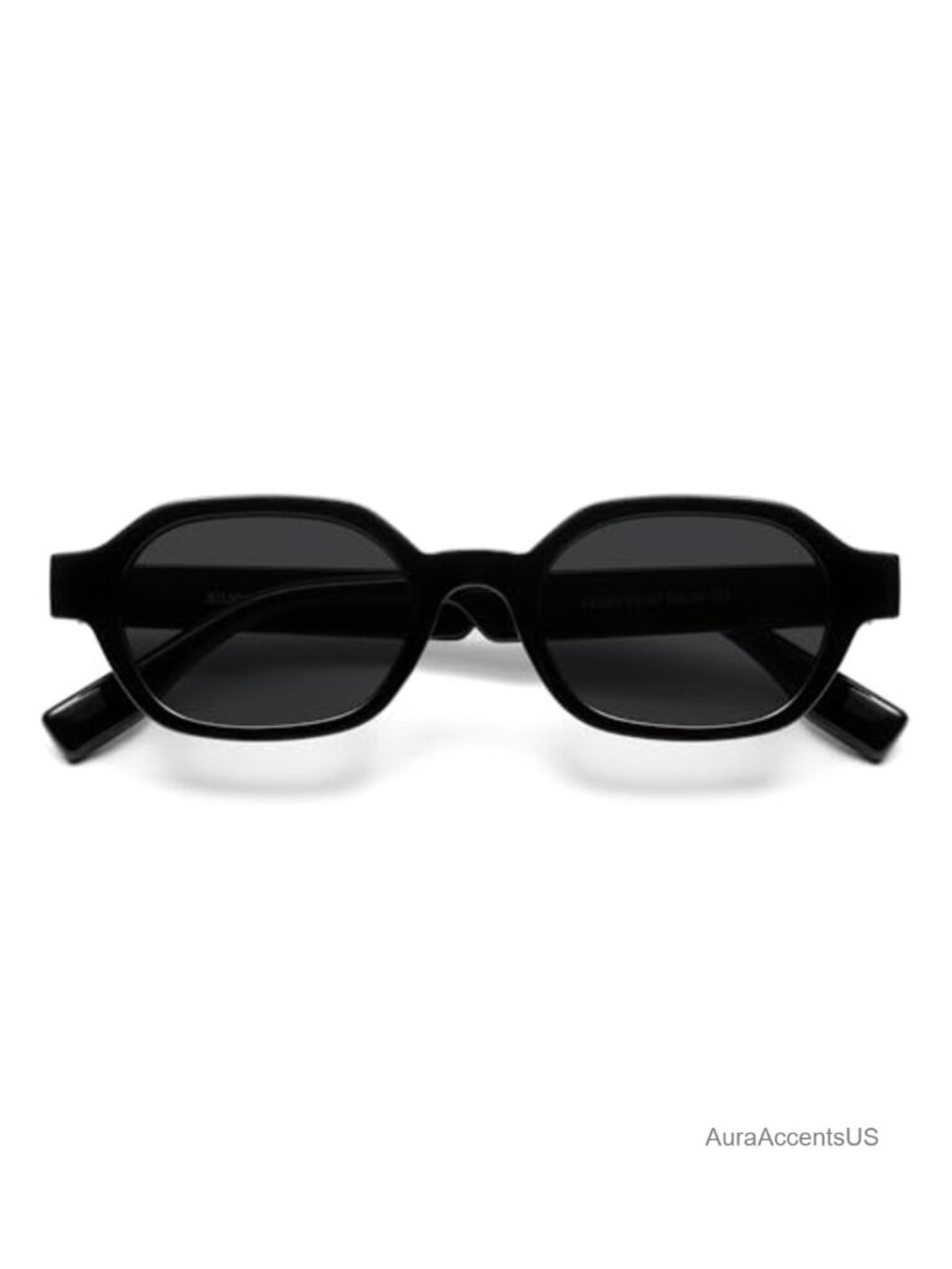 Retro Polarized Hexagonal Rectangle Sunglasses UV400 Full Frame Unisex